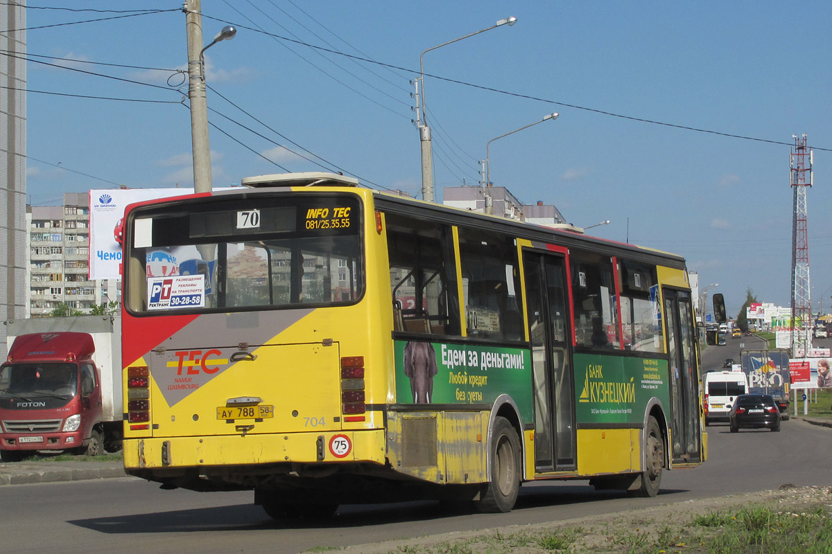 Penzai terület, Van Hool A600 sz.: АУ 788 58