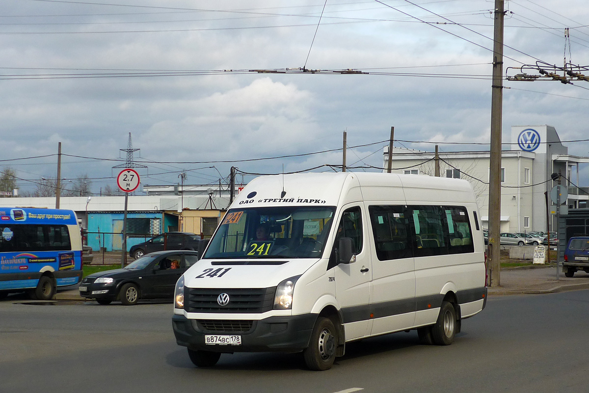 Санкт-Петербург, БТД-2219 (Volkswagen Crafter) № В 874 ВС 178