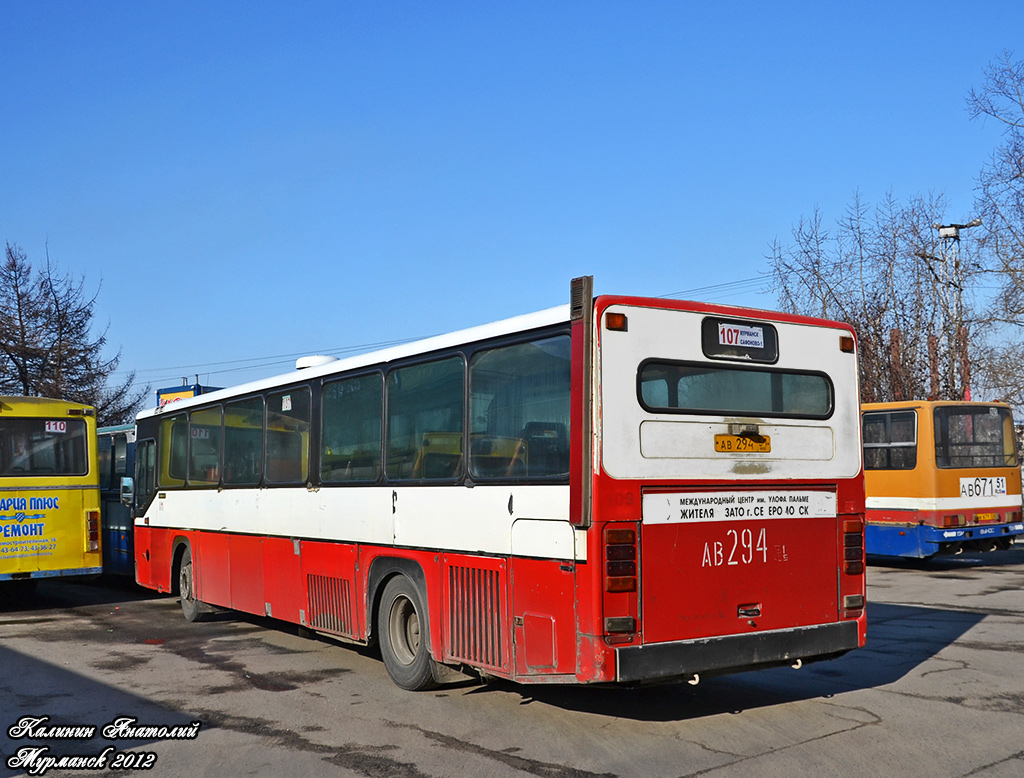 Murmansk region, Scania CN113CLB # АВ 294 51