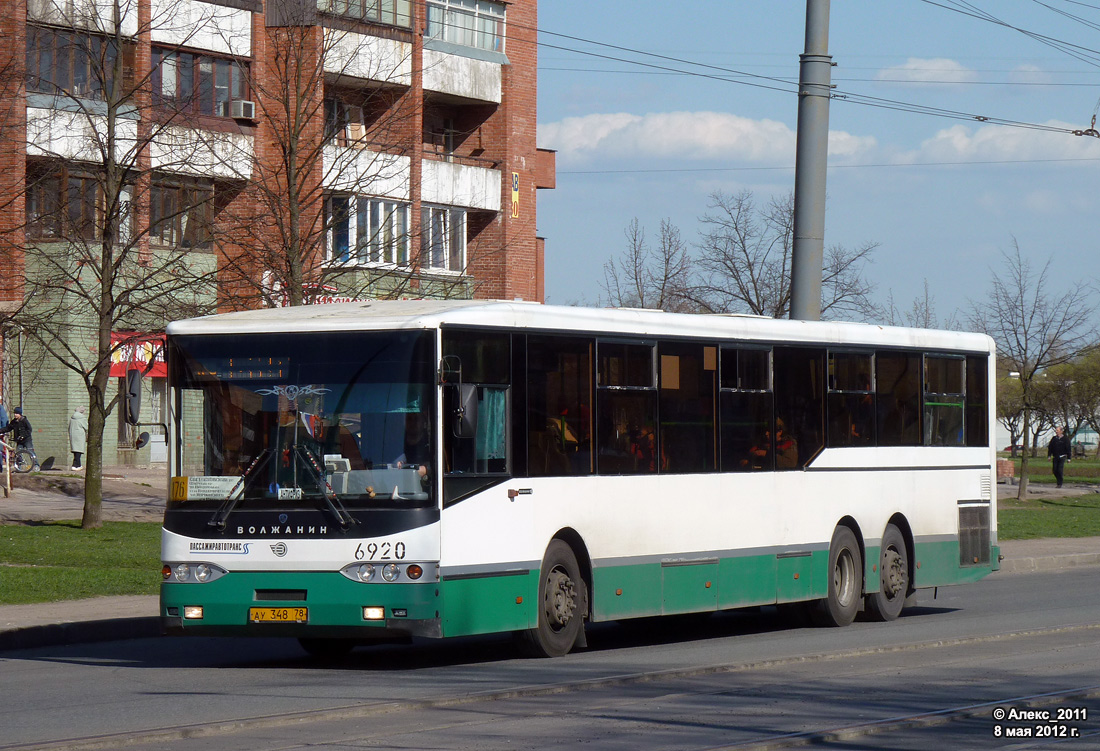 Санкт-Петербург, Волжанин-6270.00 № 6920