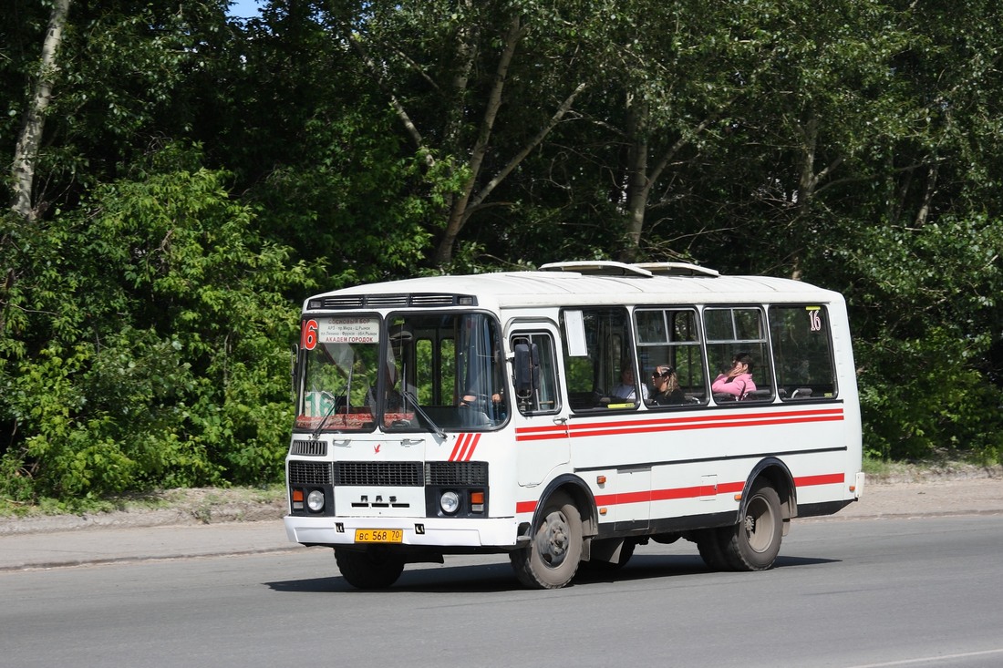 Томская область, ПАЗ-32051-110 № ВС 568 70