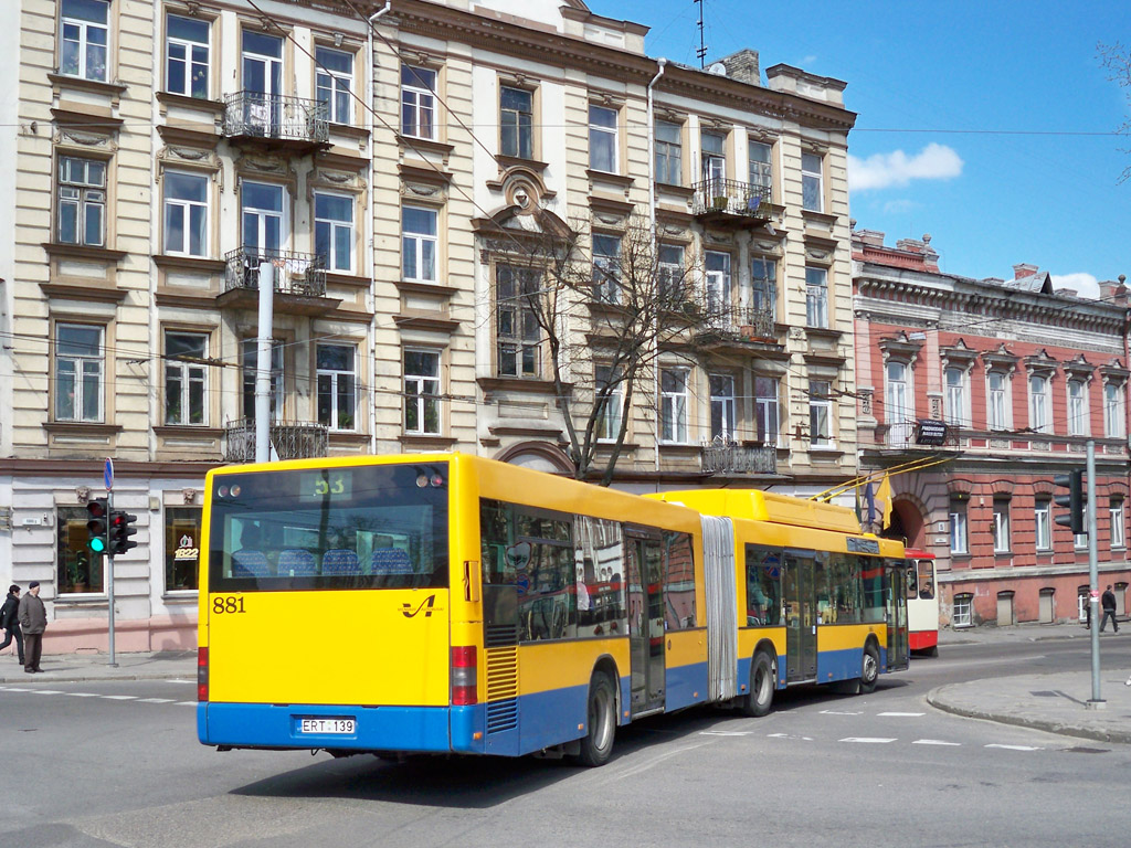 Литва, MAN A23 NG313 CNG № 881