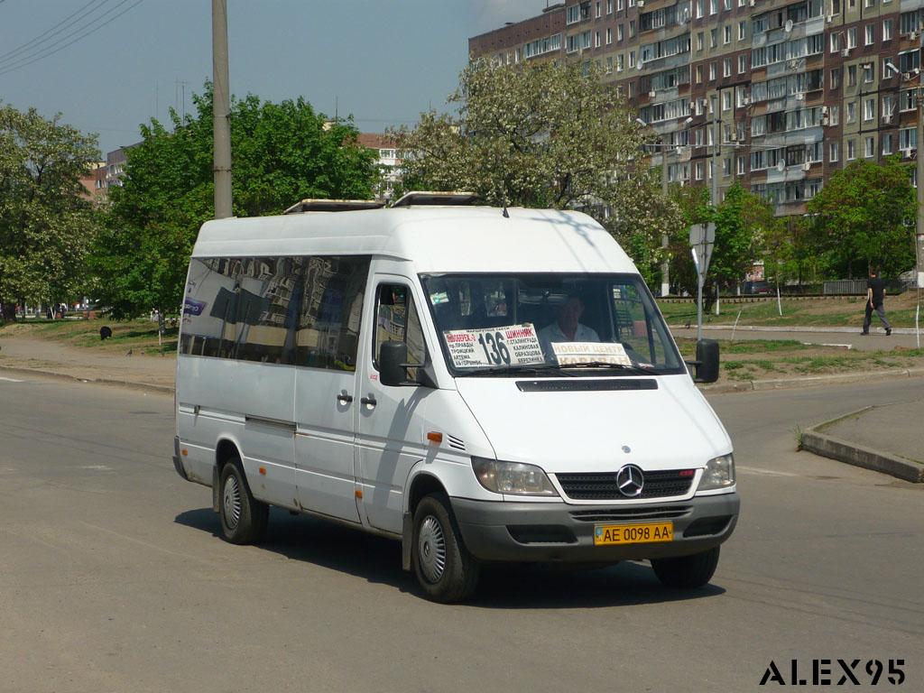 Днепропетровская область, Mercedes-Benz Sprinter W903 313CDI № AE 0098 AA