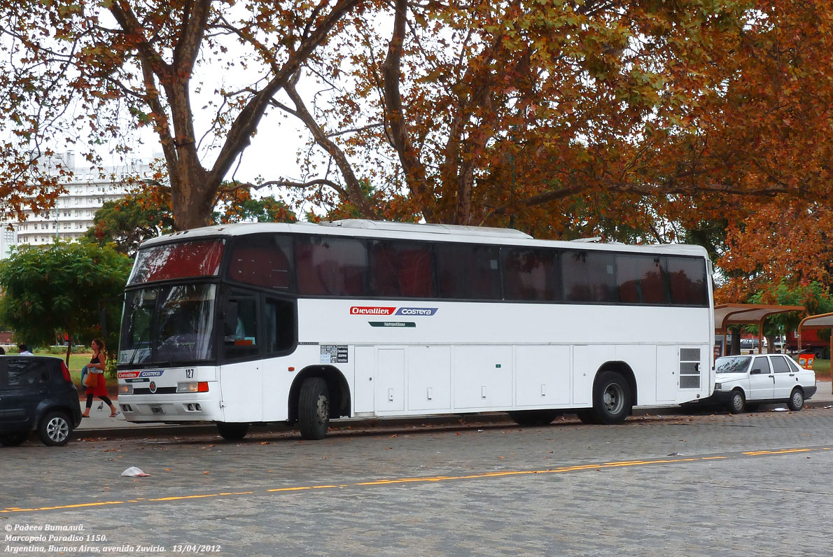 Argentína, Marcopolo Paradiso GV 1150 sz.: 127