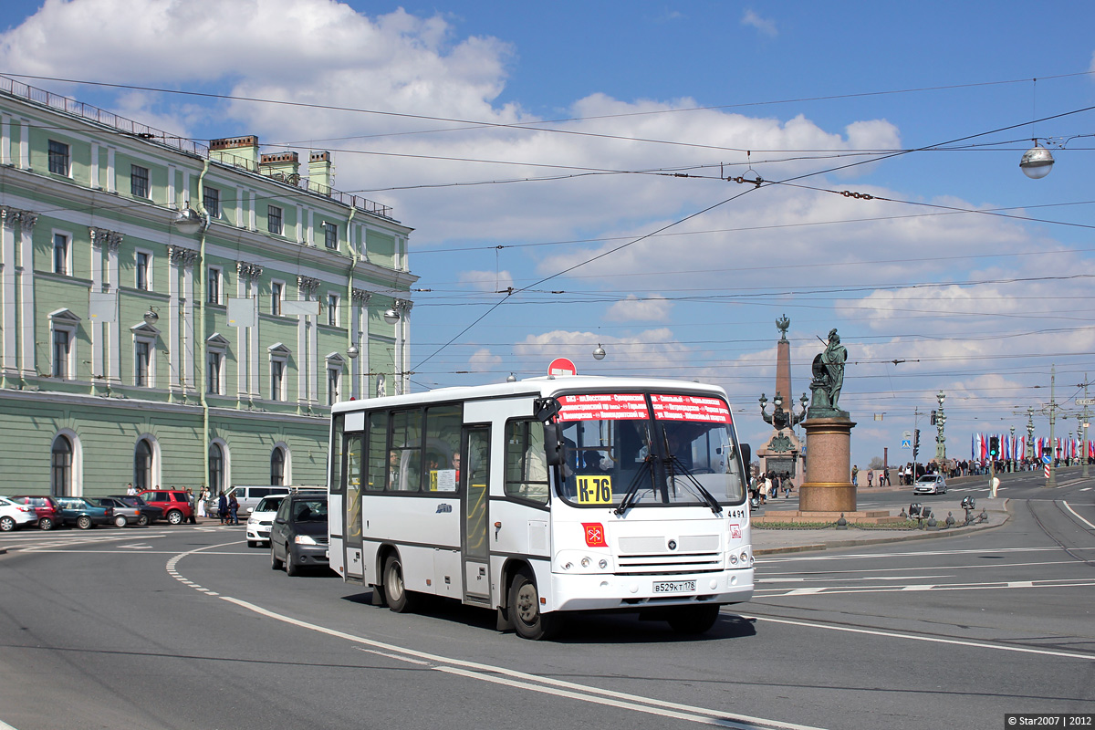 Санкт-Петербург, ПАЗ-320402-05 № n491