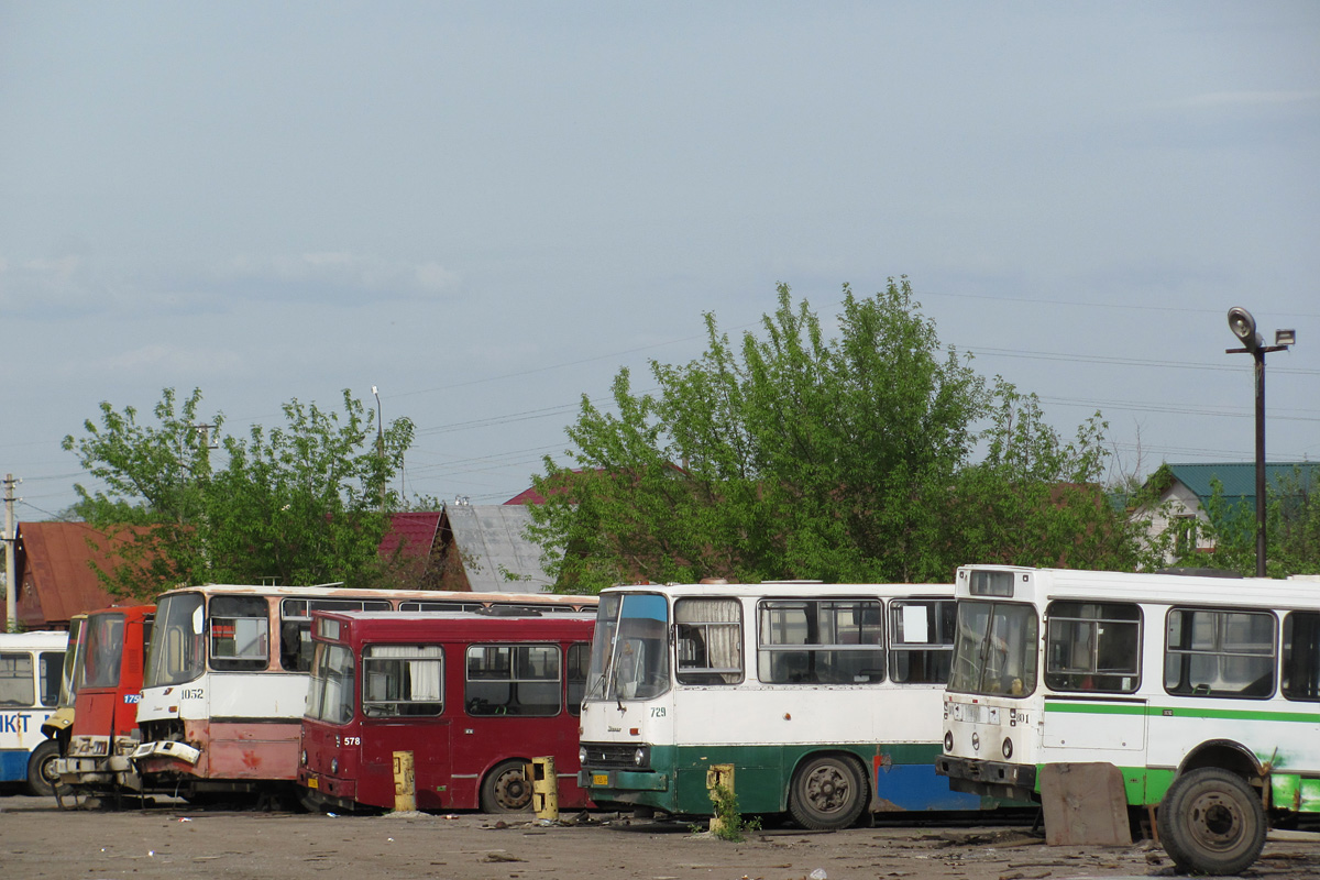 Пензенская область, Ikarus 280.08A № 1052; Пензенская область, ЛиАЗ-5256.40 № 578; Пензенская область, Ikarus 280.48 № 729; Пензенская область — АТП