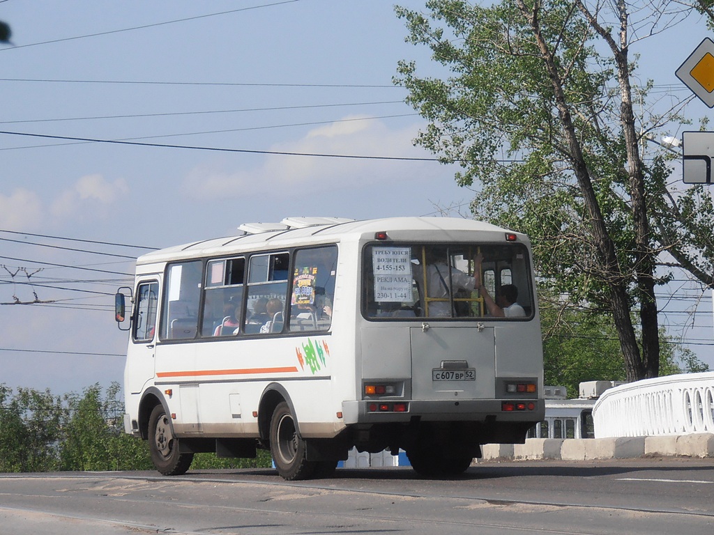 Нижегородская область, ПАЗ-32054 № С 607 ВР 52