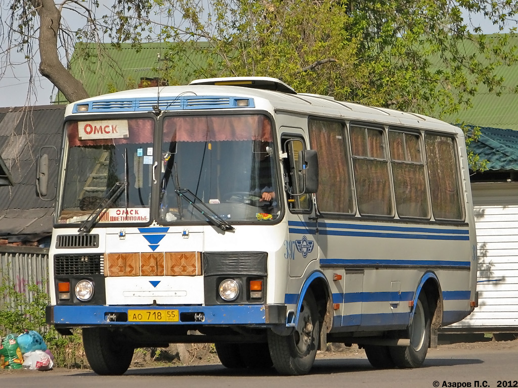 Омская область, ПАЗ-32053 № 397