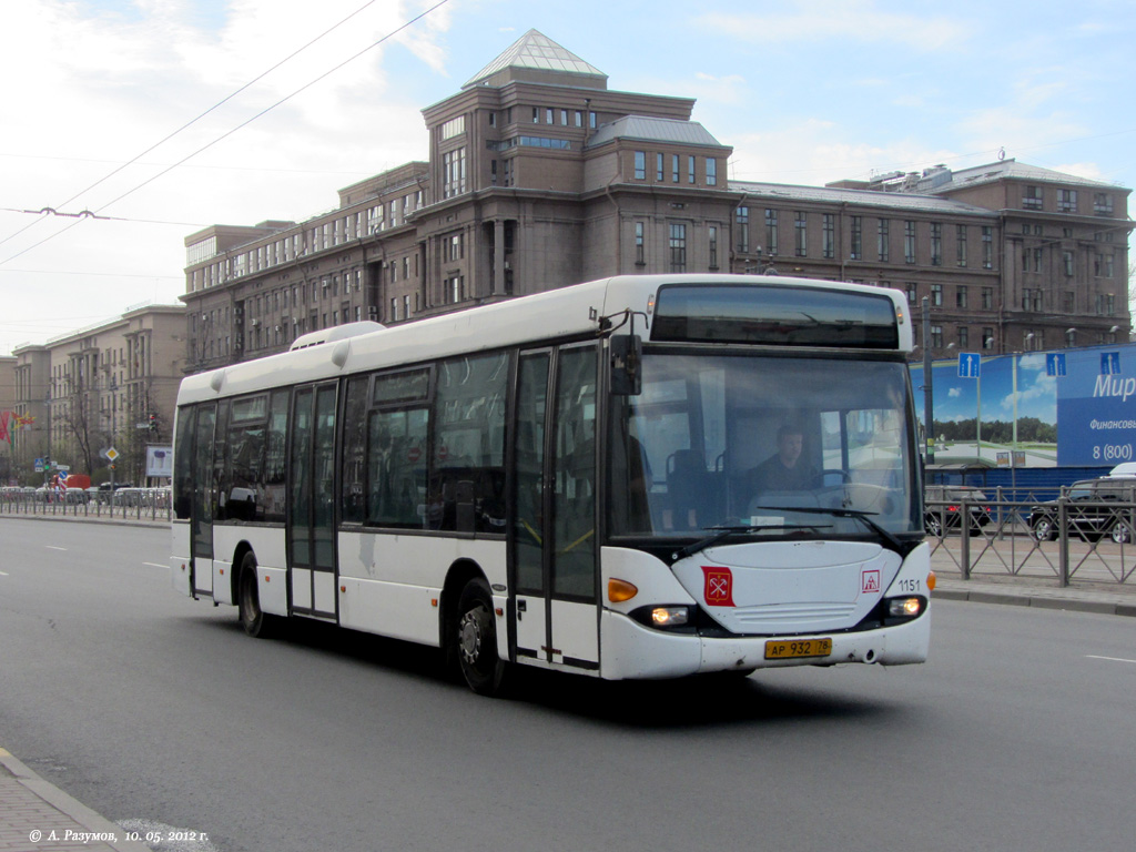 Санкт-Петербург, Scania OmniLink I (Скания-Питер) № n151