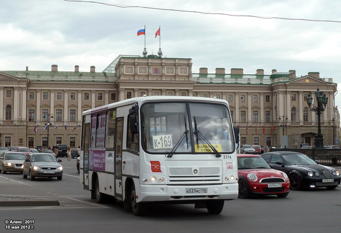 Санкт-Петербург, ПАЗ-320402-05 № n514