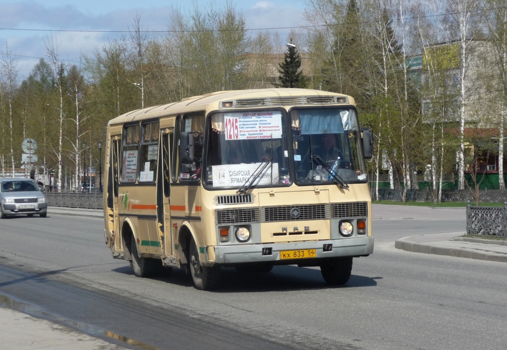 Новосибирская область, ПАЗ-32054 № КХ 833 54