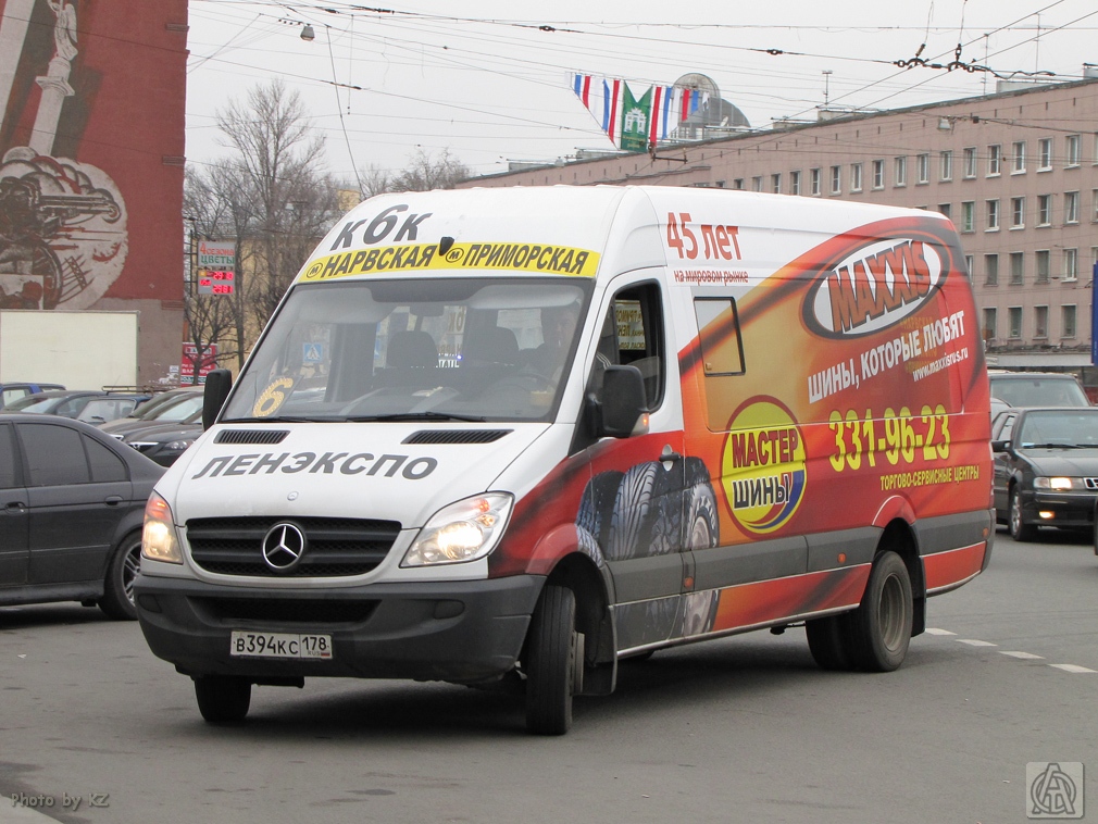 Санкт-Петербург, Луидор-22360C (MB Sprinter) № В 394 КС 178