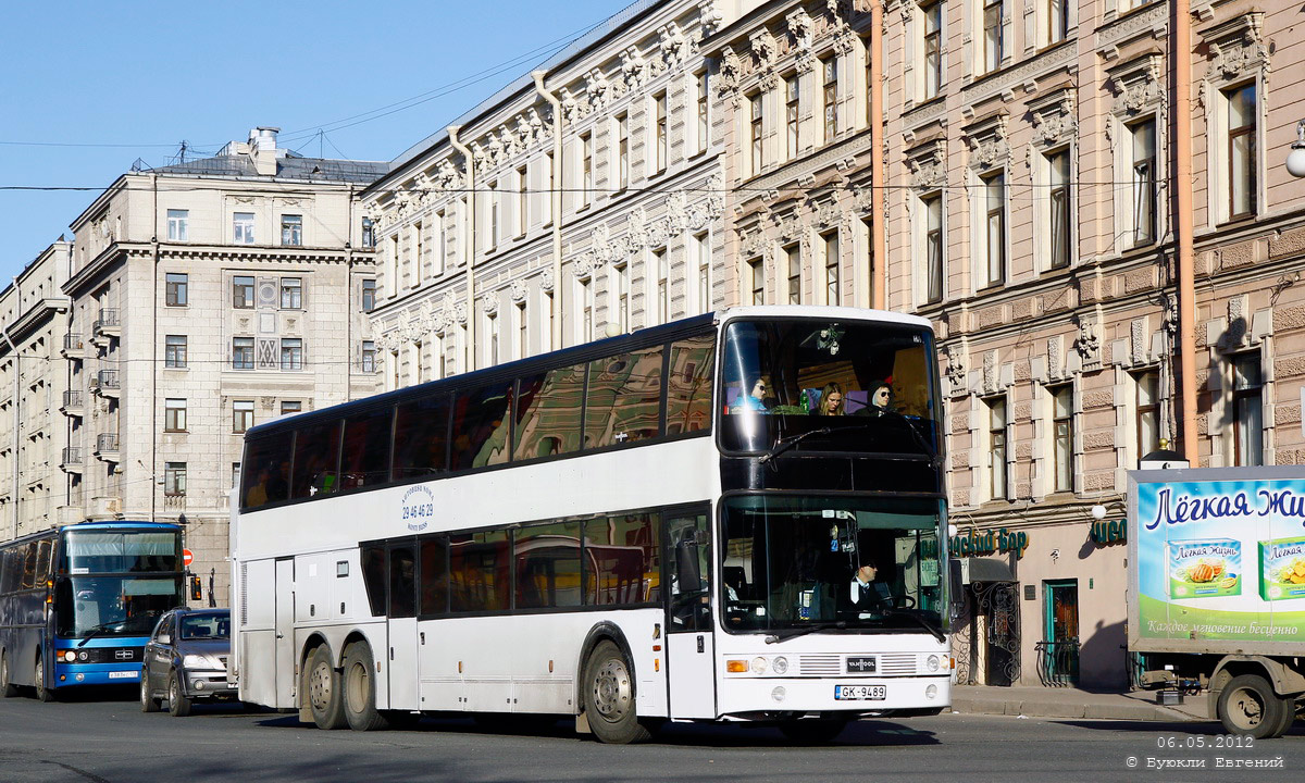 Latvia, Van Hool TD827 Astromega # GK-9489