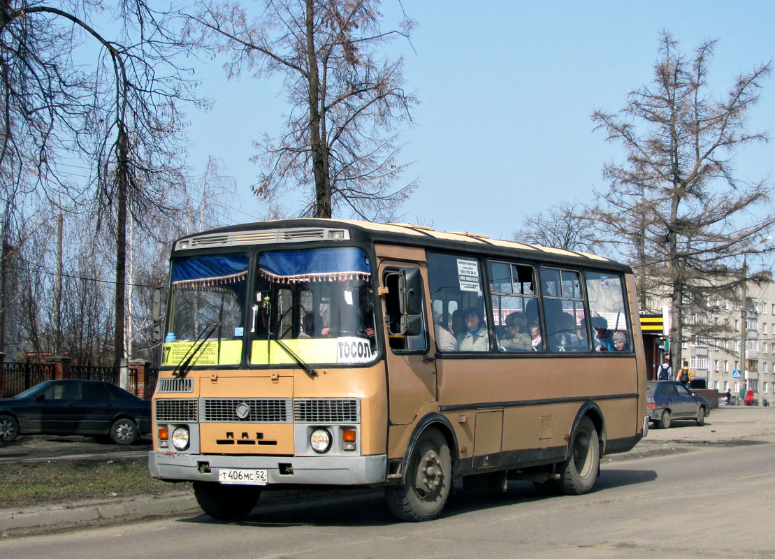 Нижегородская область, ПАЗ-32054 № Т 406 МС 52