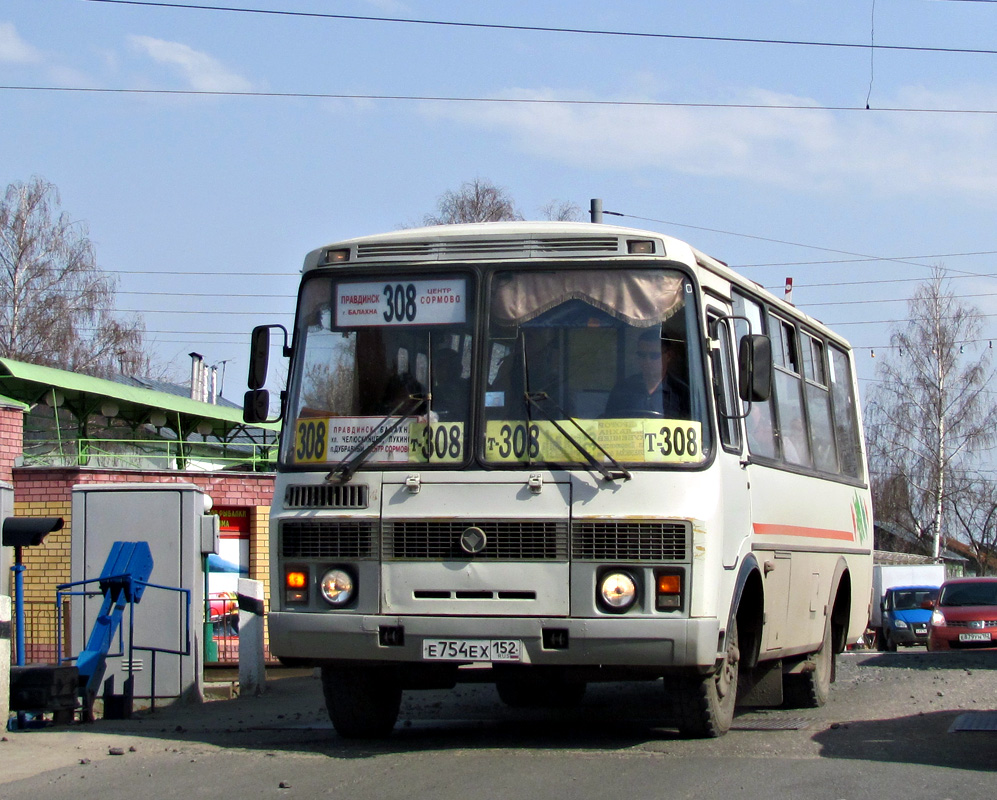 Нижегородская область, ПАЗ-32054 № Е 754 ЕХ 152