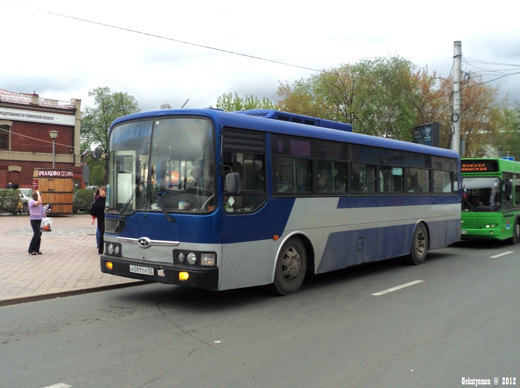 Tumen region, Hyundai AeroCity 540 # Н 591 ТУ 72