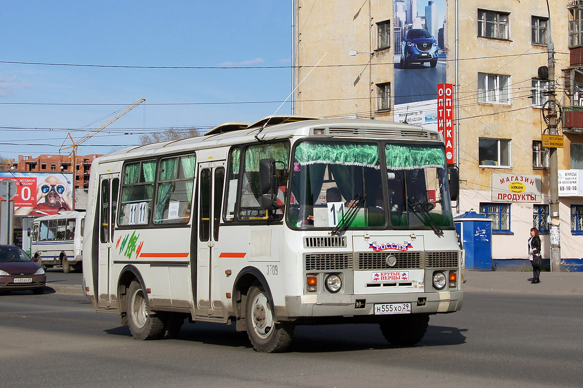 Архангельская область, ПАЗ-32054 № 3709