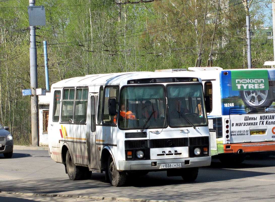 Нижегородская область, ПАЗ-3205 (00) № У 038 СН 52