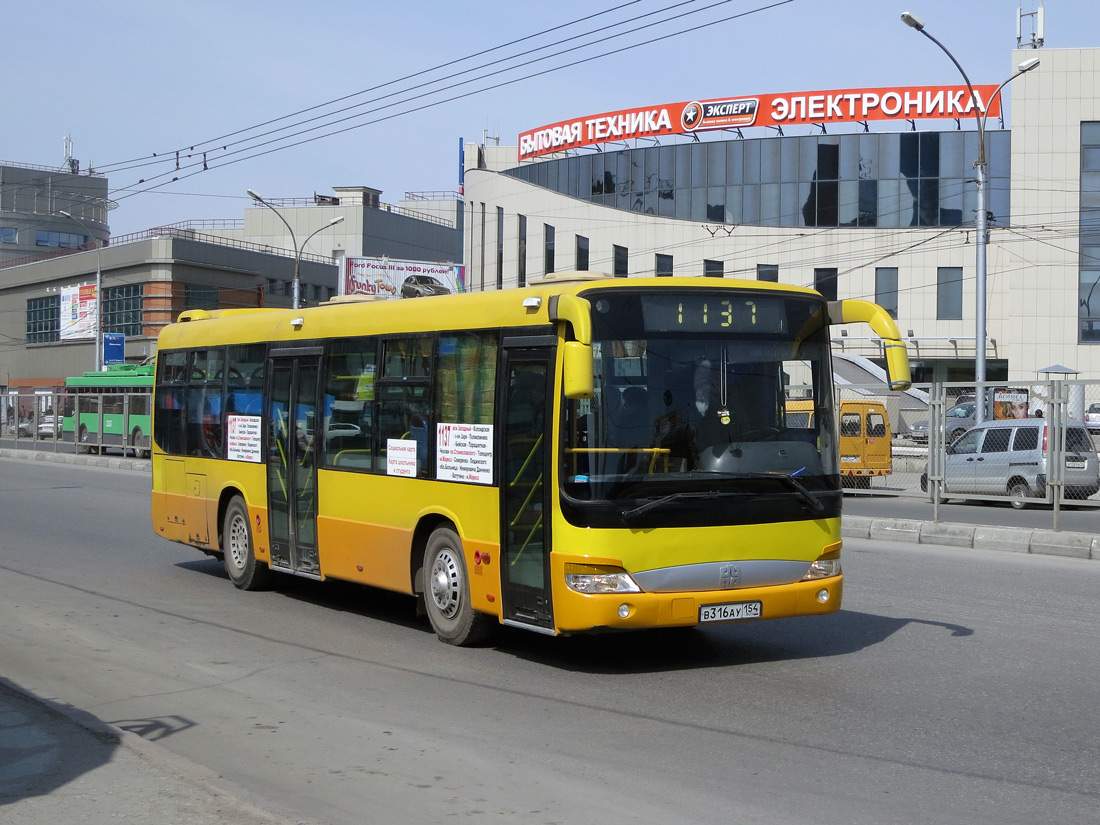 Новосибирская область, Zhong Tong LCK6103G-2 № В 316 АУ 154