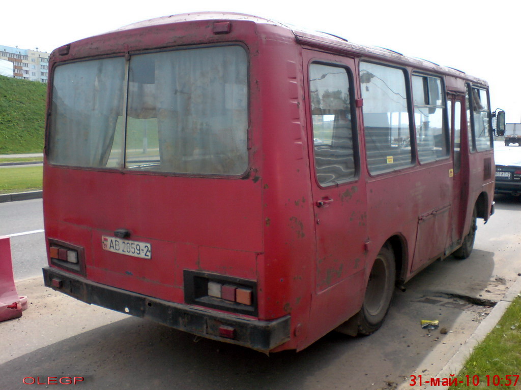 Витебская область, ПАЗ-3205*  (двери 2-1) № АВ 2859-2