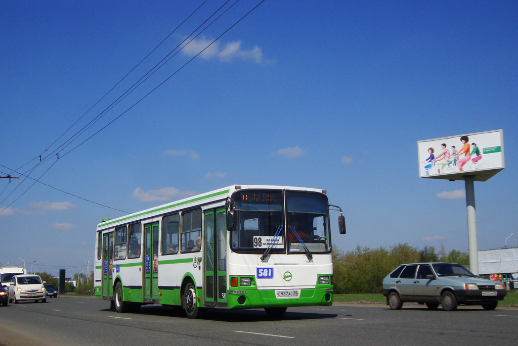 Омская область, ЛиАЗ-5256.45 № 581