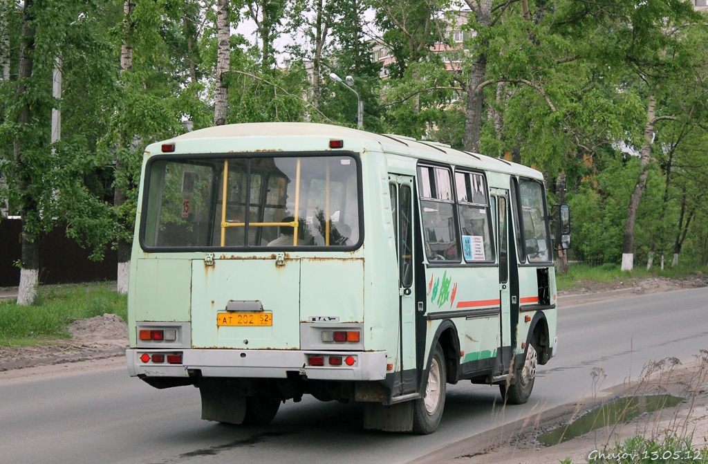 Нижегородская область, ПАЗ-32054 № АТ 202 52