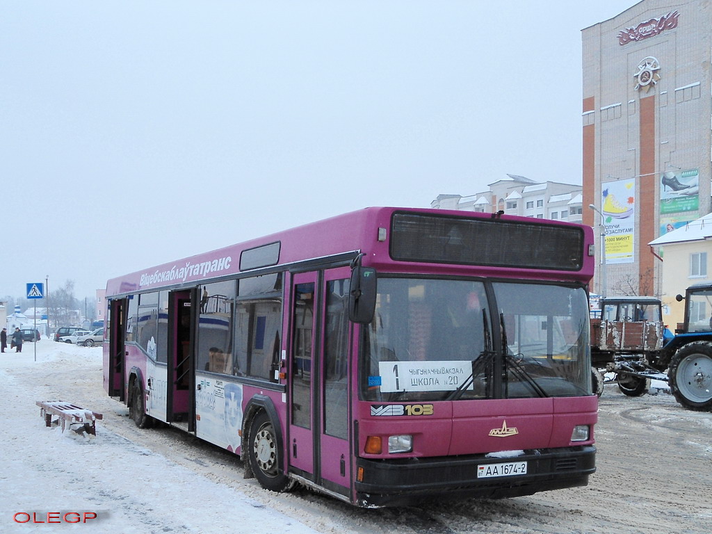 Витебская область, МАЗ-103.061 № АА 1674-2