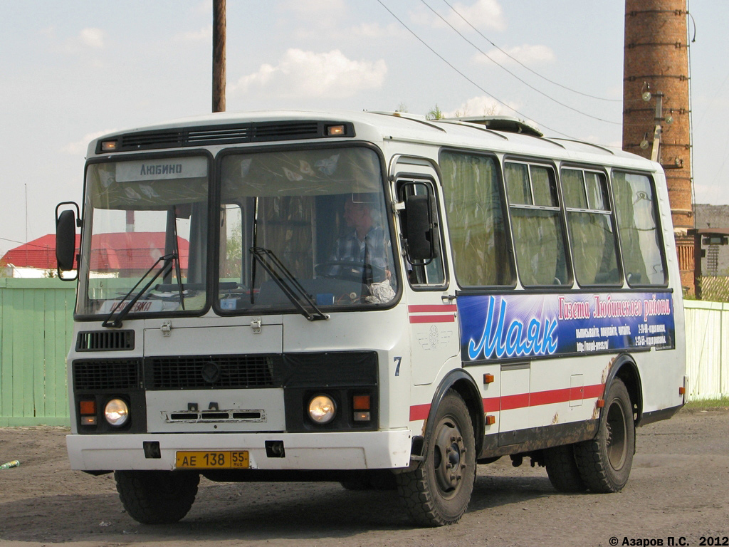 Омская область, ПАЗ-32053 № 7