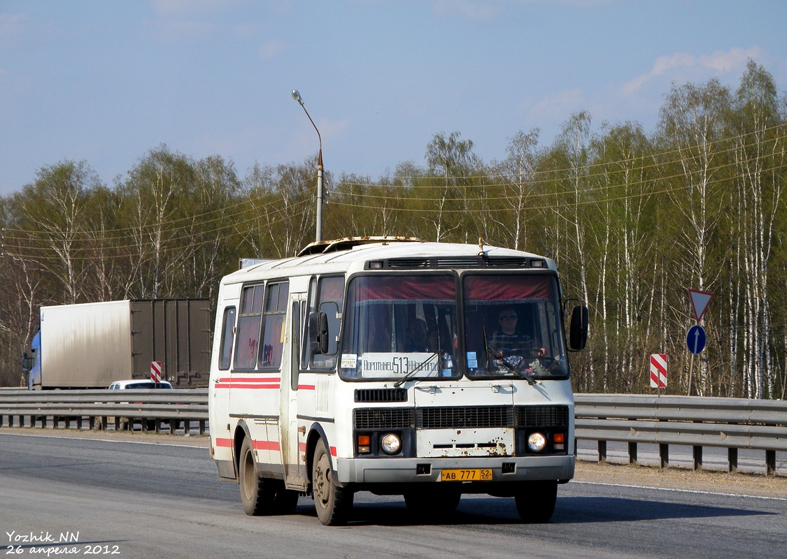 Нижегородская область, ПАЗ-32053 № АВ 777 52