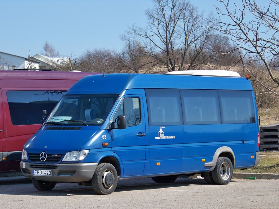 Литва, Mercedes-Benz Sprinter W904 416CDI № 63