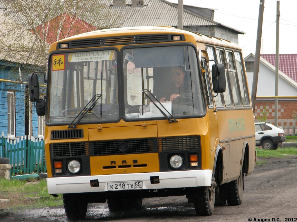 Омская область, ПАЗ-32053 № К 218 ТХ 55