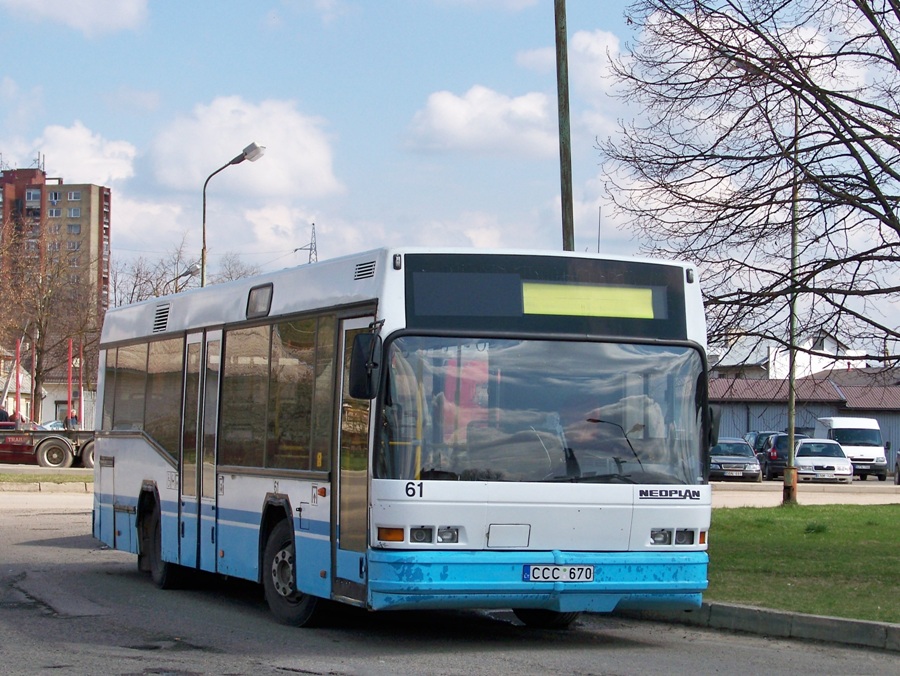 Литва, Neoplan N4011NF № 61