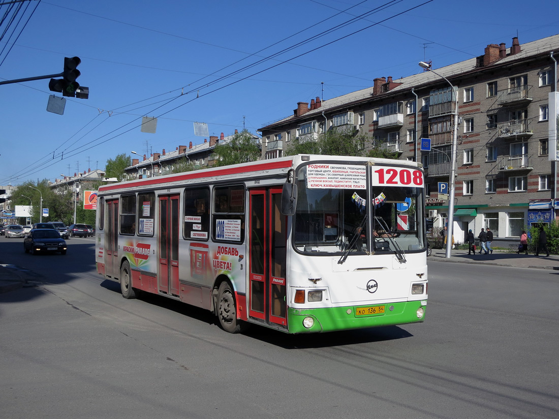 Novosibirsk region, LiAZ-5256.45 Nr. КО 136 54