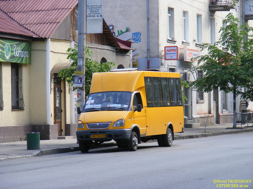 Obwód żytomierski, Ruta 20 PE Nr AM 1164 AA