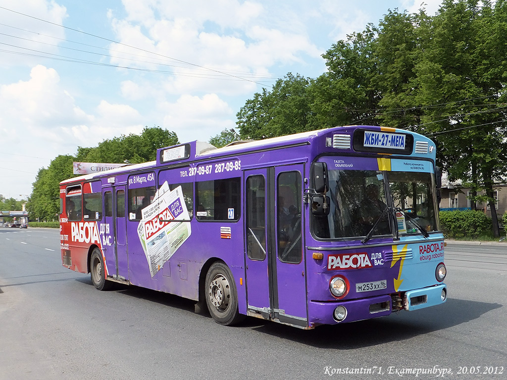 Свердловская область, Mercedes-Benz O305 № М 253 ХХ 96