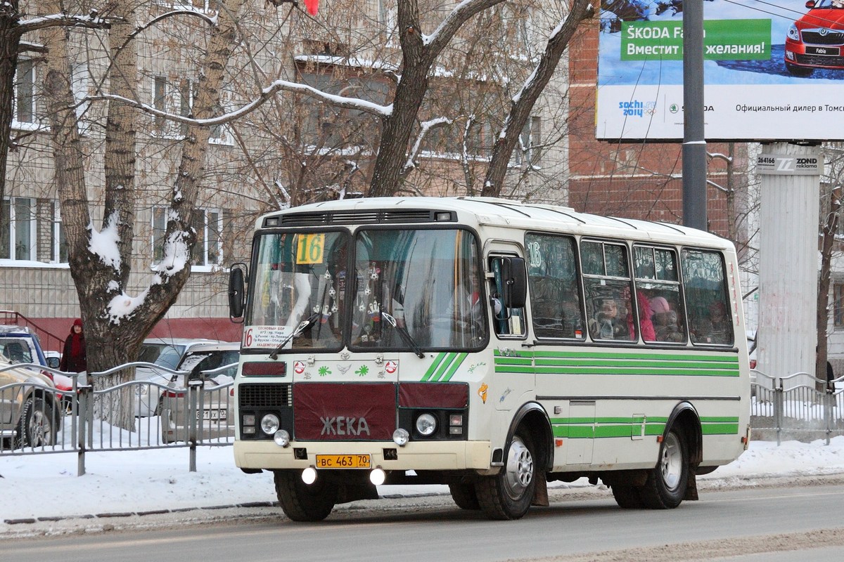 Томская область, ПАЗ-32054 № ВС 463 70