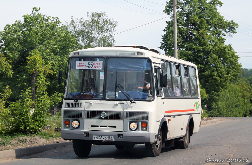 Нижегородская область, ПАЗ-32054 № Е 448 УО 152