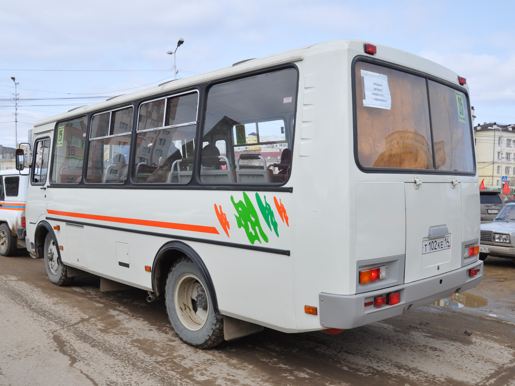 Sacha (Jakucja), PAZ-32054 Nr Т 102 КЕ 14