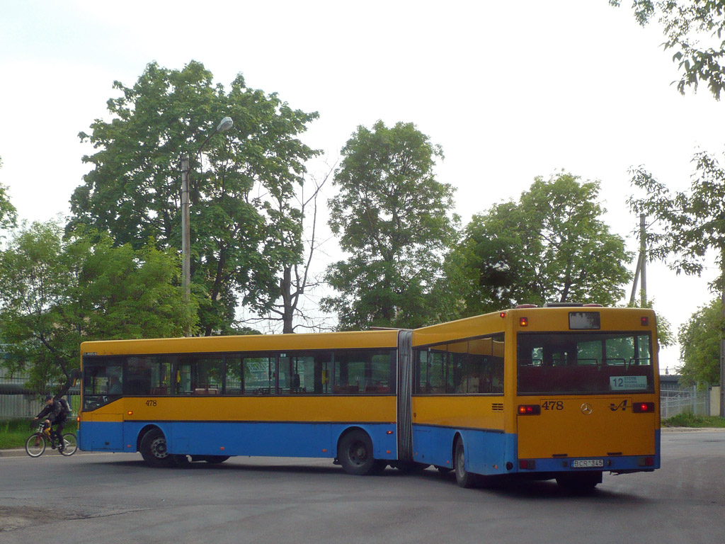 Литва, Mercedes-Benz O405G № 478