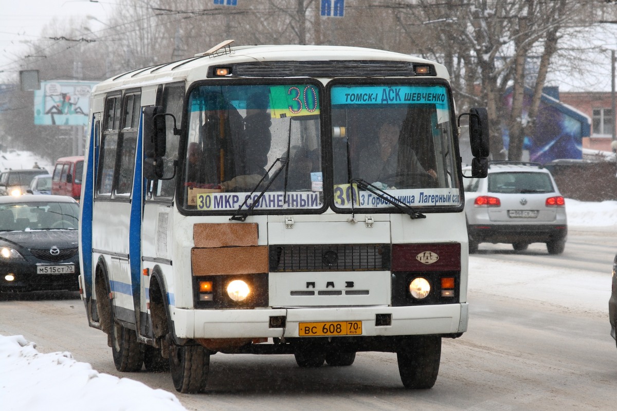 Томская область, ПАЗ-32054 № ВС 608 70