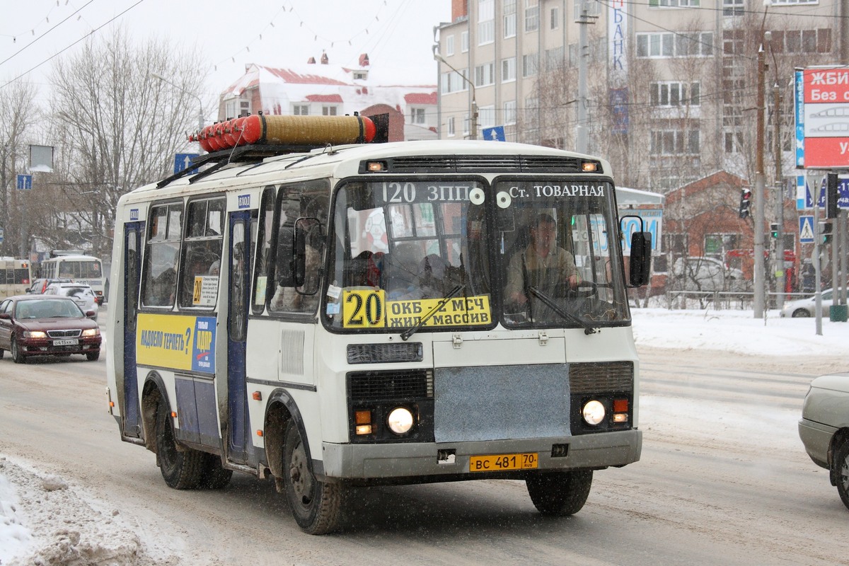 Томская вобласць, ПАЗ-32054 № ВС 481 70