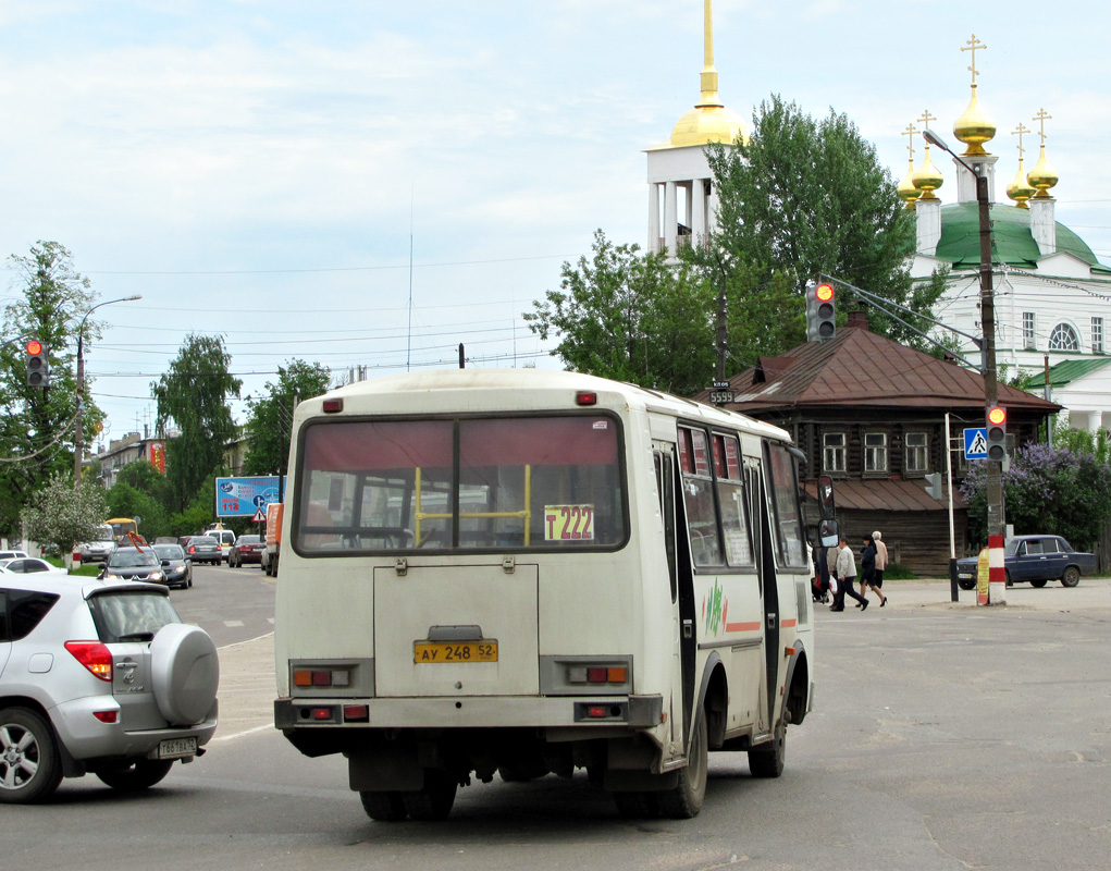 Нижегородская область, ПАЗ-32054 № АУ 248 52