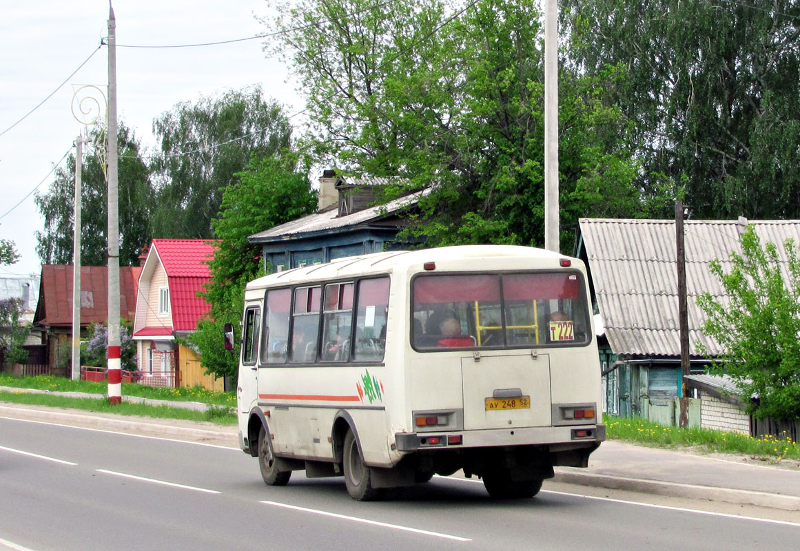 Нижегородская область, ПАЗ-32054 № АУ 248 52