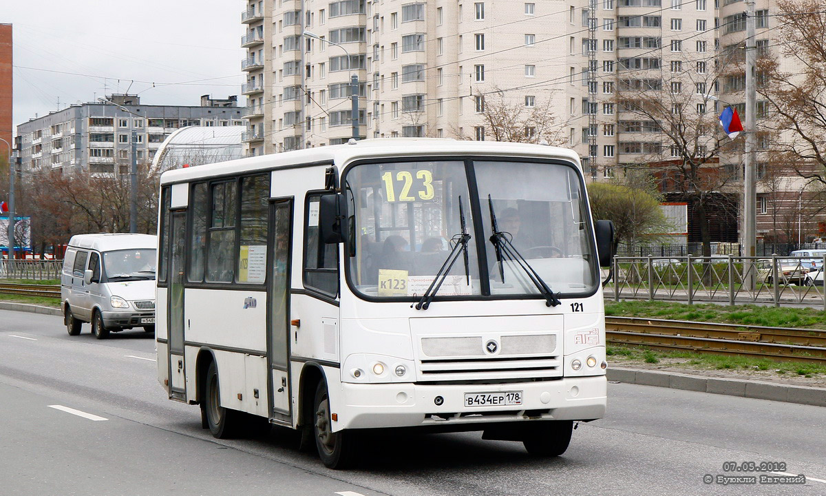 Санкт-Петербург, ПАЗ-320402-03 № 121