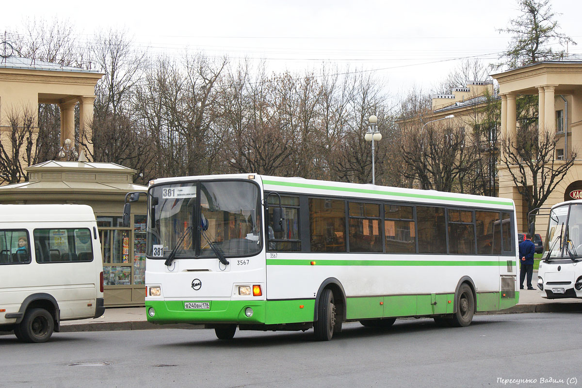 Санкт-Петербург, ЛиАЗ-5293.53 № 3567