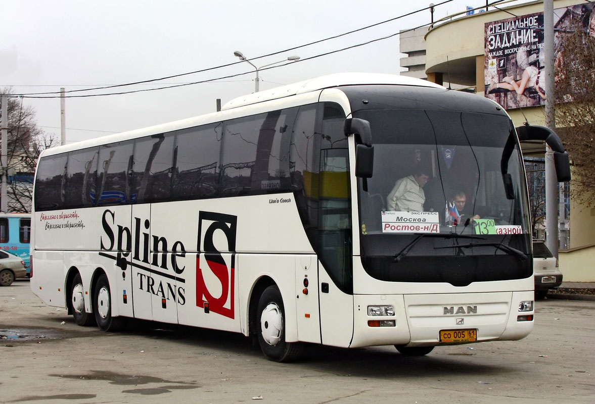 Ростовская область, MAN R08 Lion's Coach L RHC444 L № СО 005 61