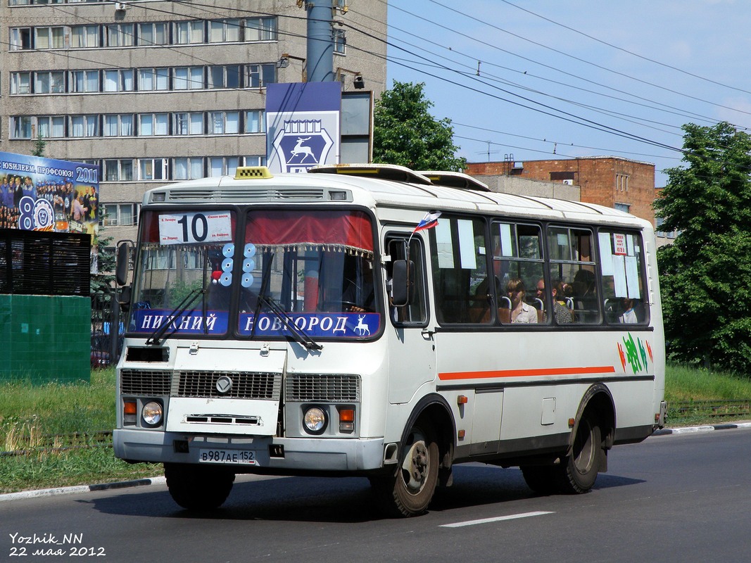 Нижегородская область, ПАЗ-32054 № В 987 АЕ 152