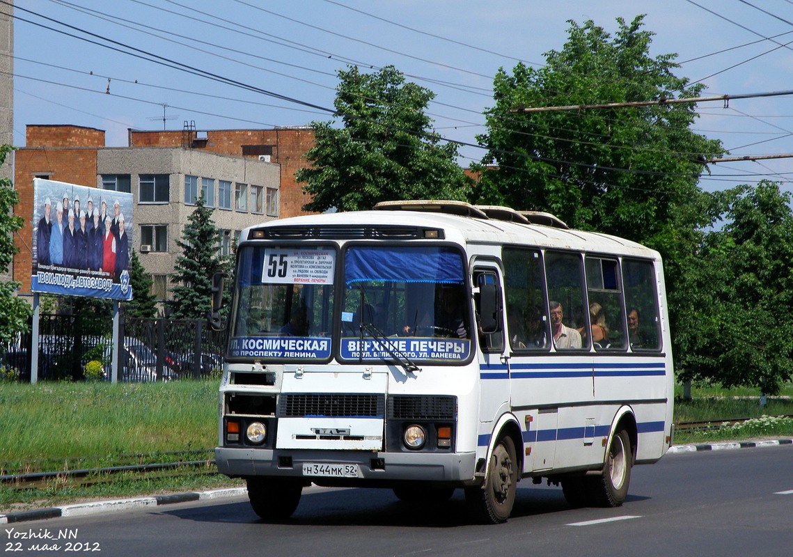 Нижегородская область, ПАЗ-32054 № Н 344 МК 52