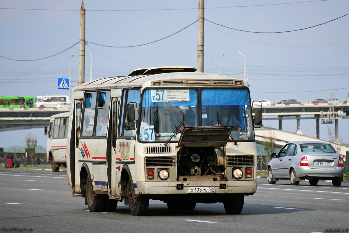 Нижегородская область, ПАЗ-32054 № Х 105 МВ 52