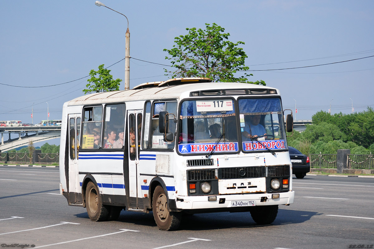 Нижегородская область, ПАЗ-32054 № А 340 НН 152